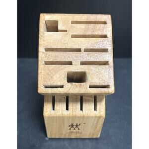J.A. Henckels Knife Block 14 Slot Wood Wooden Kitchen Block Only